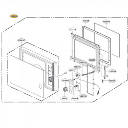 Porta para Micro-ondas LG