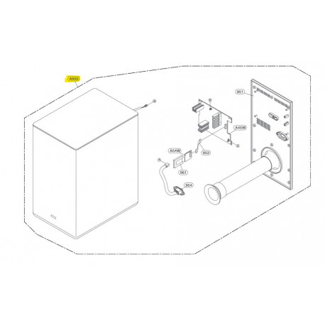 Subwoofer para Equipamento Soundbar LG