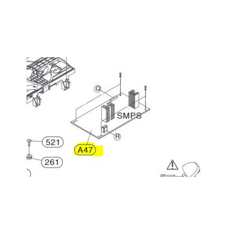 Placa de Alimentaçao para Equipamento Audio LG