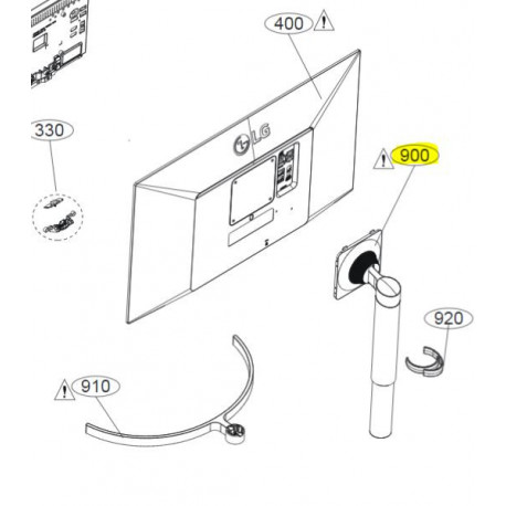 Suporte da Base para Monitor LG