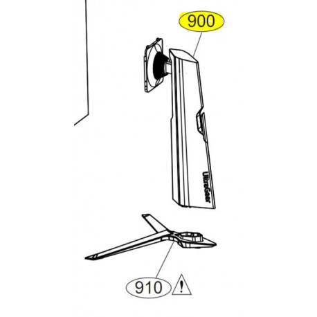 Suporte da Base para Monitor LG