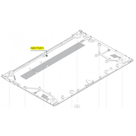 Bottom Case LG Notebook