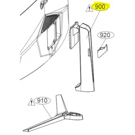 Suporte da Base para Monitor LG