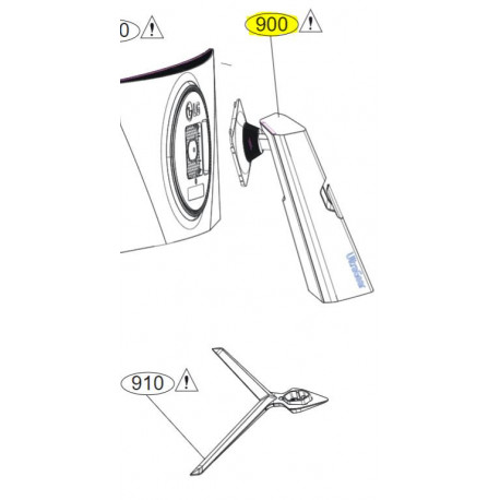 Suporte da Base para Monitor LG