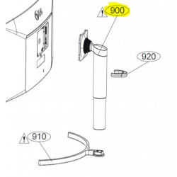 Suporte da Base para Monitor LG