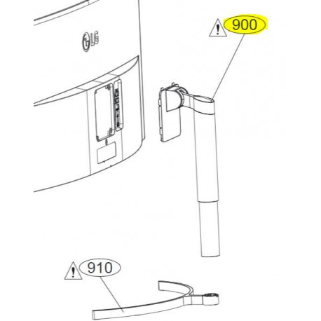 Base para monitor LG