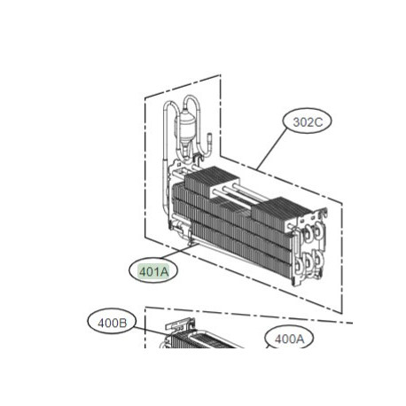 Resistencia 135W para Frigorifico LG