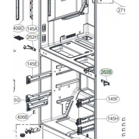 Hinge AssemblyCenter LG