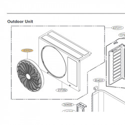 Grelha para Ar Condicionado LG