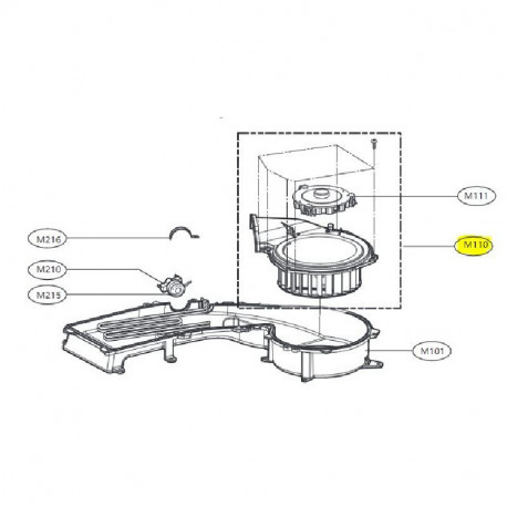 Motor AssemblyDCFan LG