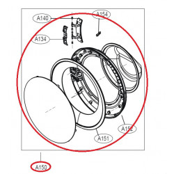 Porta para Maquina Roupa LG