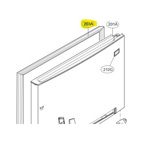 Gasket AssemblyDoor F LG