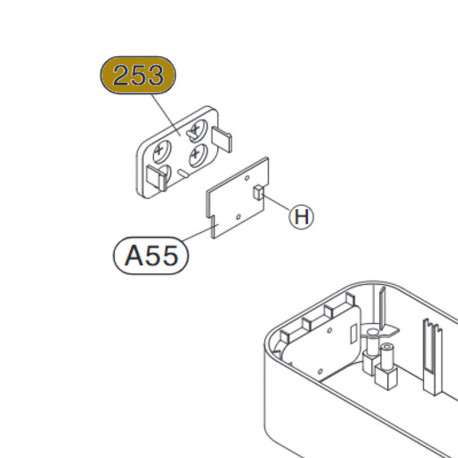 SL5 Button Assy LG