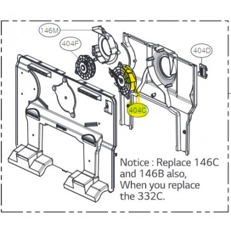 Motor 1.58KRPM 2.88W para Frigorifico LG