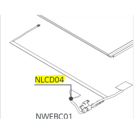 Dobradiça com Cabo para Portatil LG