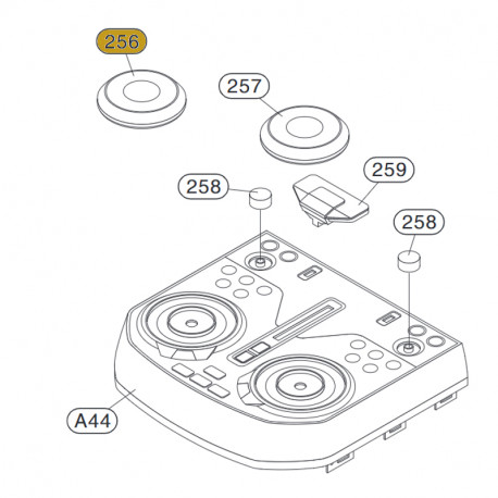 Botao Esquerdo para Equipamento LG