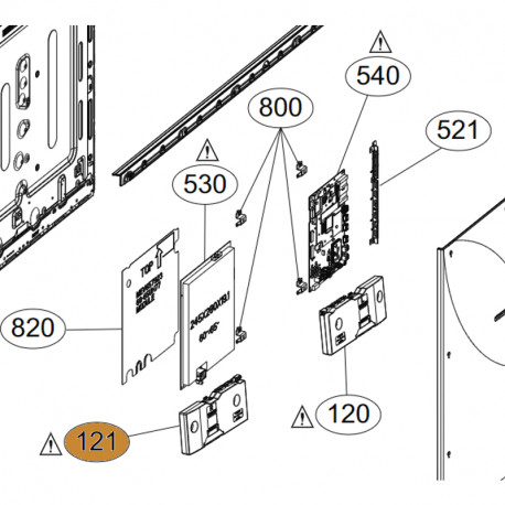 Coluna Direita para TV LG