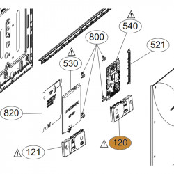 Coluna Esquerda para TV LG