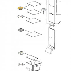 Shelf AssemblyRefrigerator LG