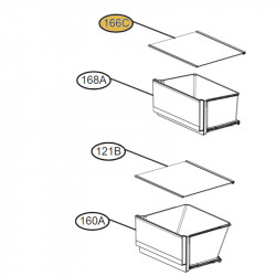 Cover AssemblyTray Vegetable LG