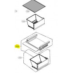 Prateleira do Refrigerador para Frigorifico LG