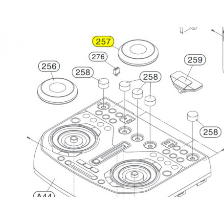 Knob DJ R LG Audio