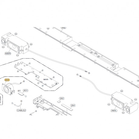 Spaeaker para Soundbar LG