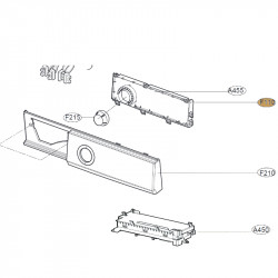 Placa ComandosDisplay para Máquina Roupa LG