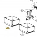 Tray AssemblyVegetable Left LG