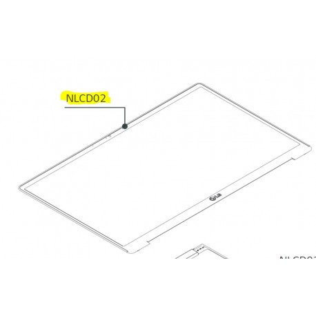 Aro do LCD para Portatil LG