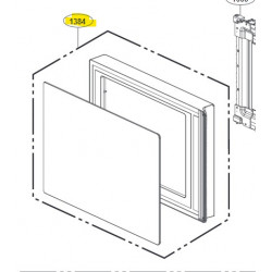 Vidro da Porta para Micro-ondas LG