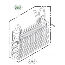 Evaporador para Frigorifico LG