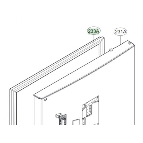 Gasket AssemblyDoor R LG