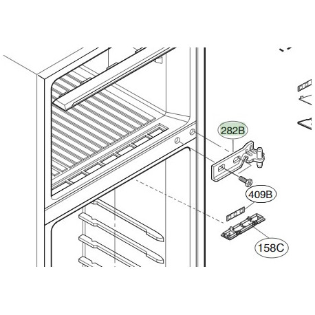 Hinge AssemblyCenter LG