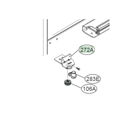 Hinge Assembly Lower Freezer LG