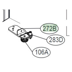 Hinge AssemblyLower Refrigerator LG