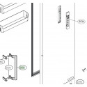 Puxador da Porta para Figorifico LG