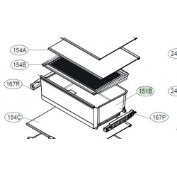 Gaveta para Frigorifico LG