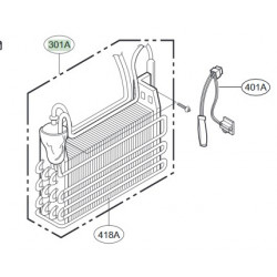 Evaporador para Frigorifico LG