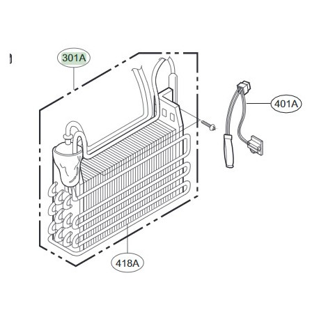 Evaporator Assembly LG