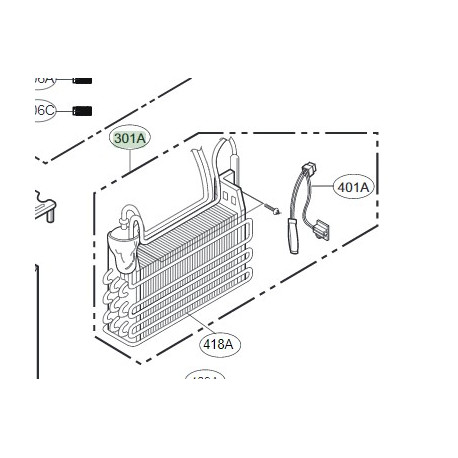 Evaporator Assembly LG