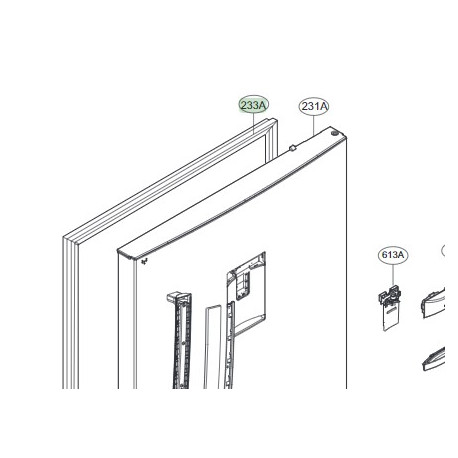 Gasket AssemblyDoor R LG