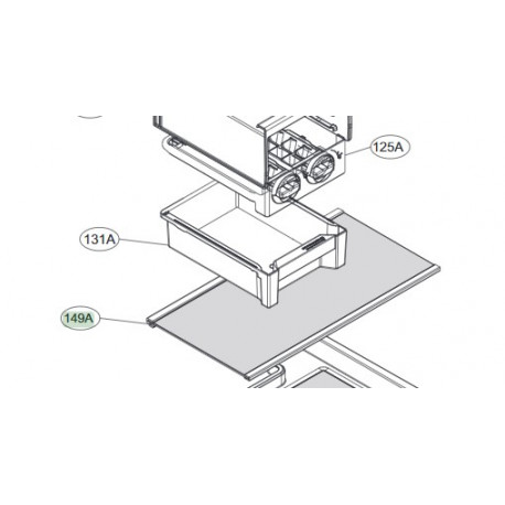 Shelf AssemblyFreezer LG