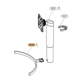 Base Oval para Monitor LG