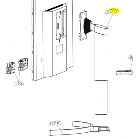 Stand Body assy LG