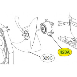 Motor 12V 120A 1.5KRPM LG