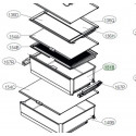 Gaveta Superior do Refrigerador para Frigorifico LG
