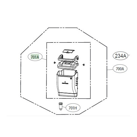 Dispensador para Frigorifico LG