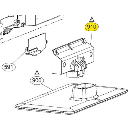 Suporte da Base para TV LG