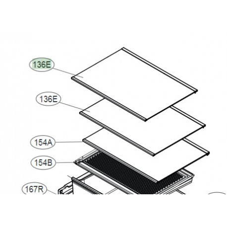 Shelf AssemblyRefrigerator LG